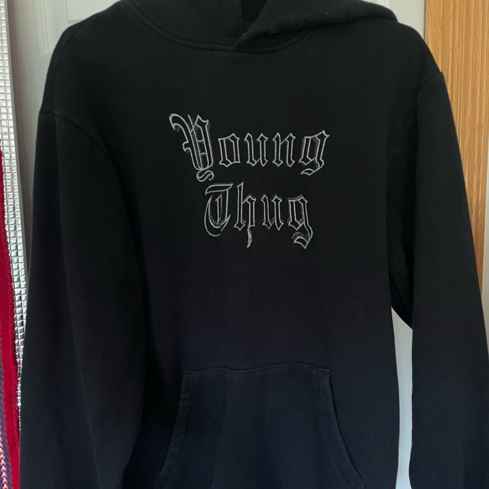 Young Thug Merch Black Graphic Hoodie